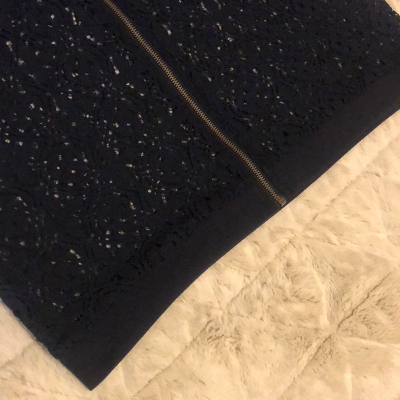 💙BLUE💙 Lightweight Lace Bomber Jacket - Picture 6 of 8